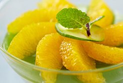 Lire la suite à propos de l’article Panacotta concombre orange