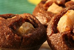 Lire la suite à propos de l’article Mini Financier chocolat, noisette et poire