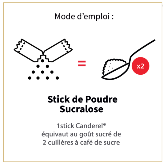 Les sticks – Canderel