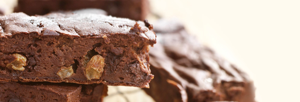 Lire la suite à propos de l’article Brownies au chocolat et raisins de Smyrne