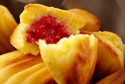 Lire la suite à propos de l’article Madeleines pamplemousse framboise